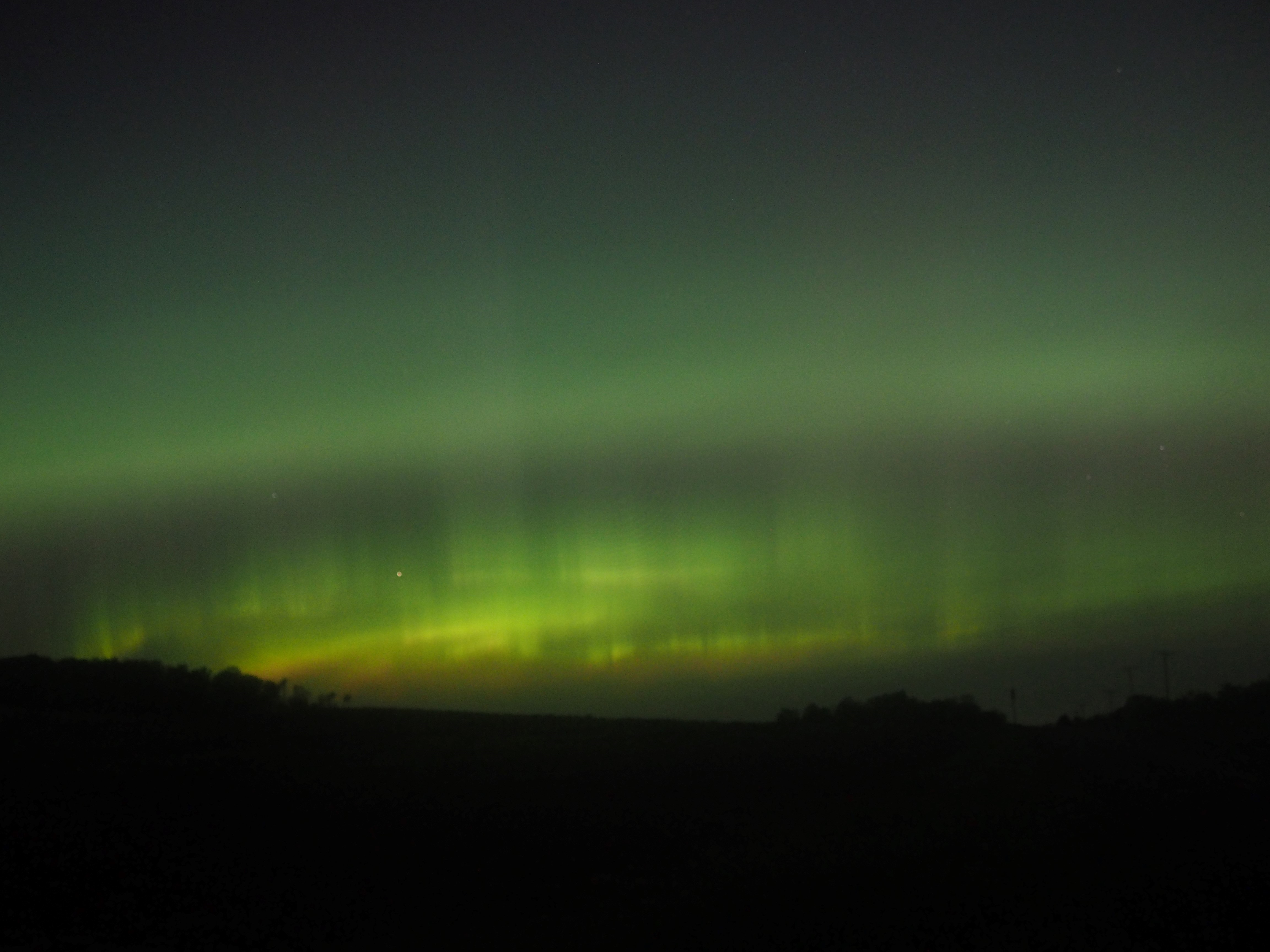 An aurora on the horizon